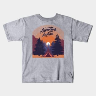 Adventure Awaits Kids T-Shirt